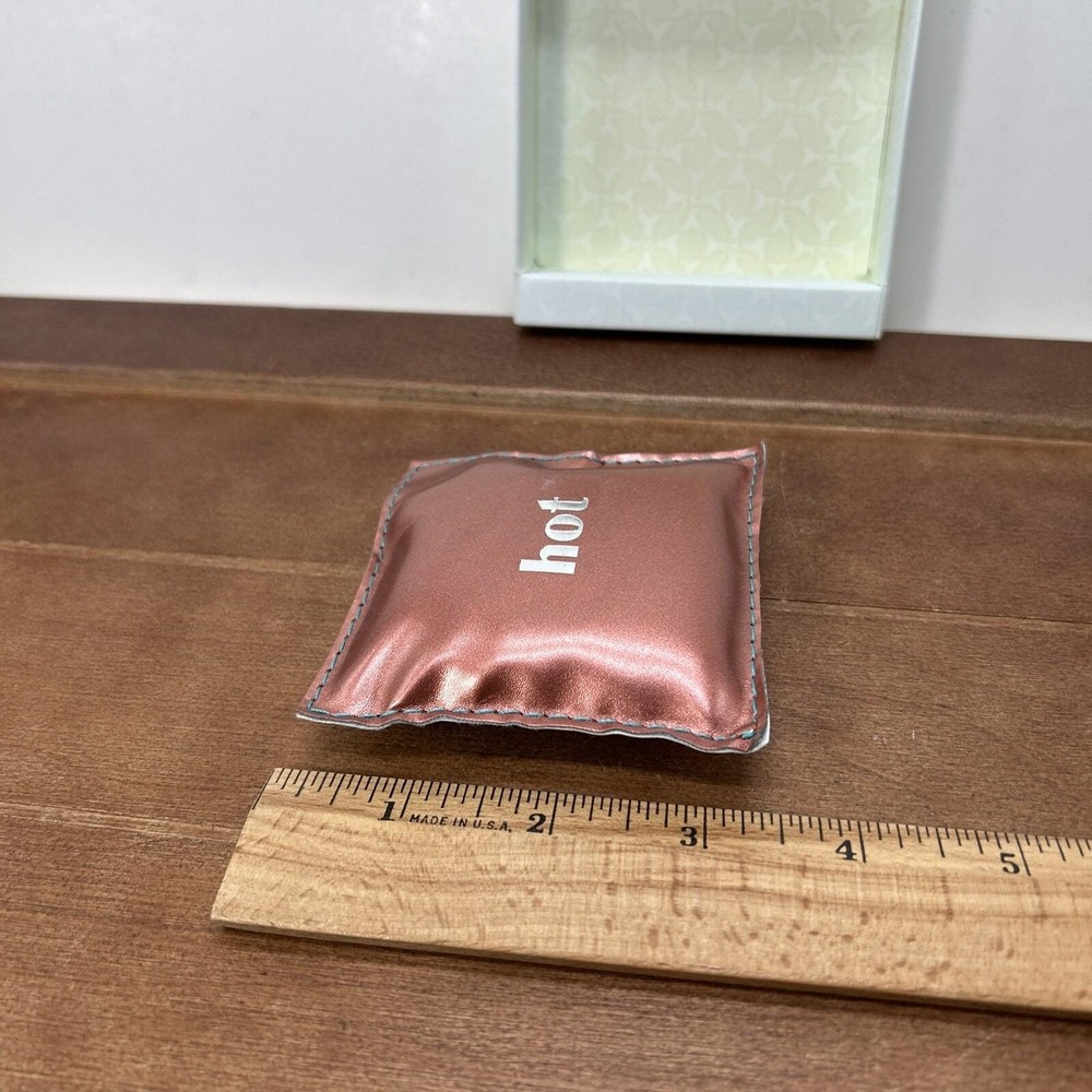 C.R. Gibson, Hot & Cold Flip-Sided Expressions Sand Bag Pillow Paperweight - Picture 3 of 5